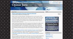 Desktop Screenshot of opiniojuris.org
